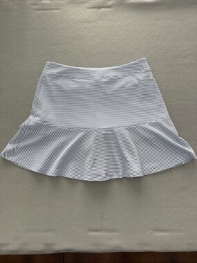 Tommy Bahama Islandzone Blue and White Striped Skort Size XS